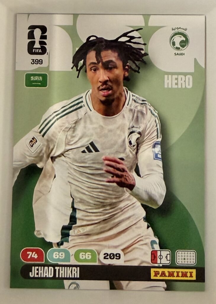 Jehad Thikri HERO #399 – Panini Adrenalyn XL FIFA World Cup 2026