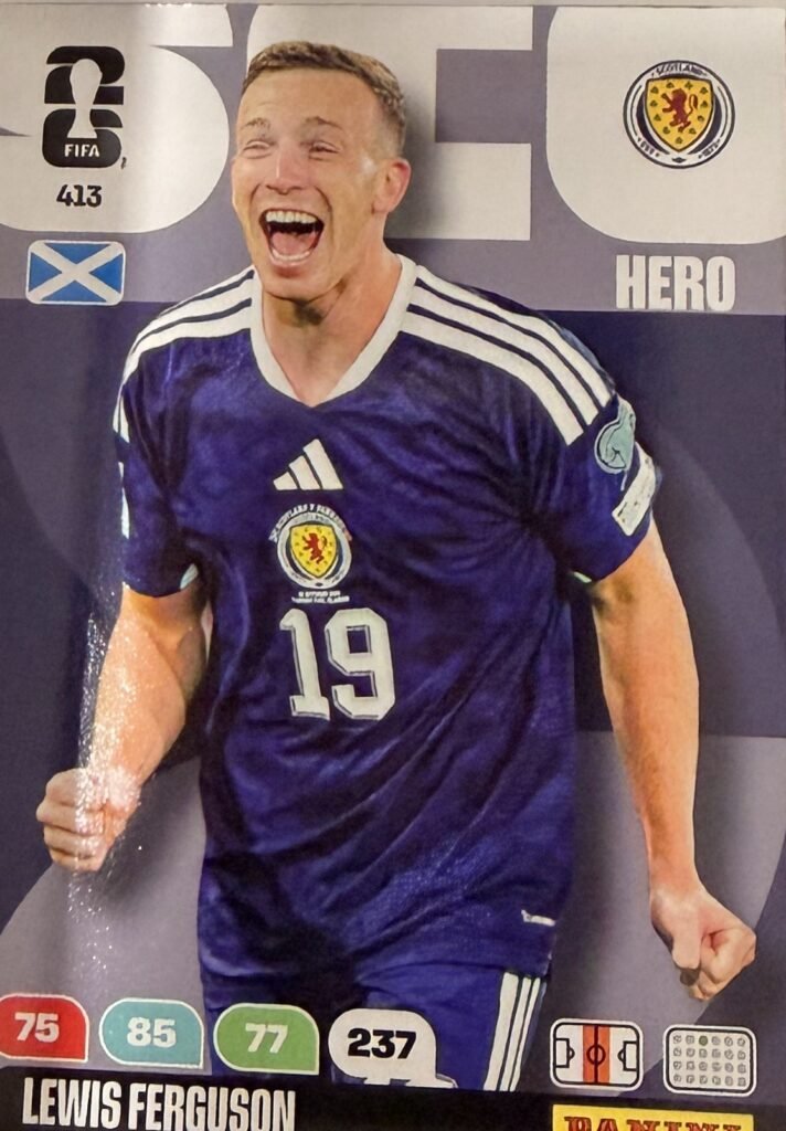 Lewis Ferguson HERO #413 – Panini Adrenalyn XL FIFA World Cup 2026