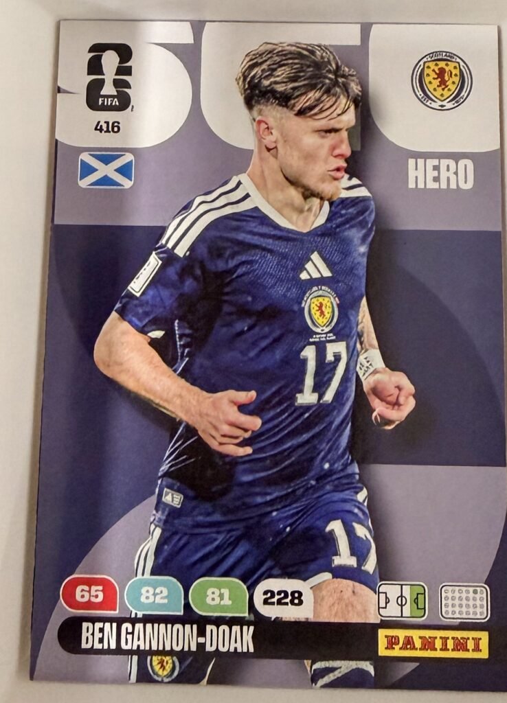 Ben Gannon-Doak HERO #416 – Panini Adrenalyn XL FIFA World Cup 2026