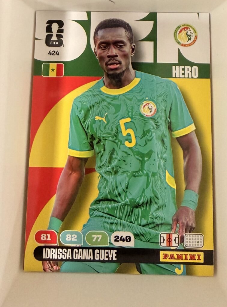Idrissa Gana Gueye HERO #424 – Panini Adrenalyn XL FIFA World Cup 2026
