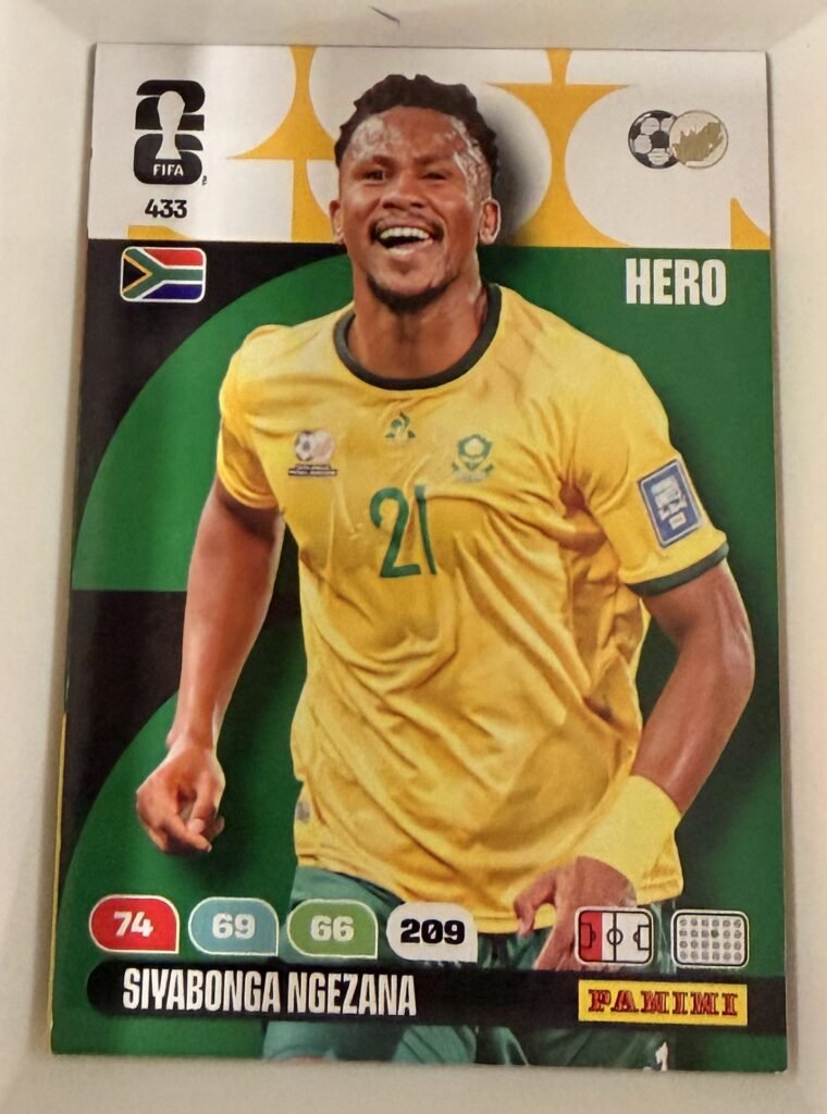 Siyabonga Ngezana HERO #433 – Panini Adrenalyn XL FIFA World Cup 2026