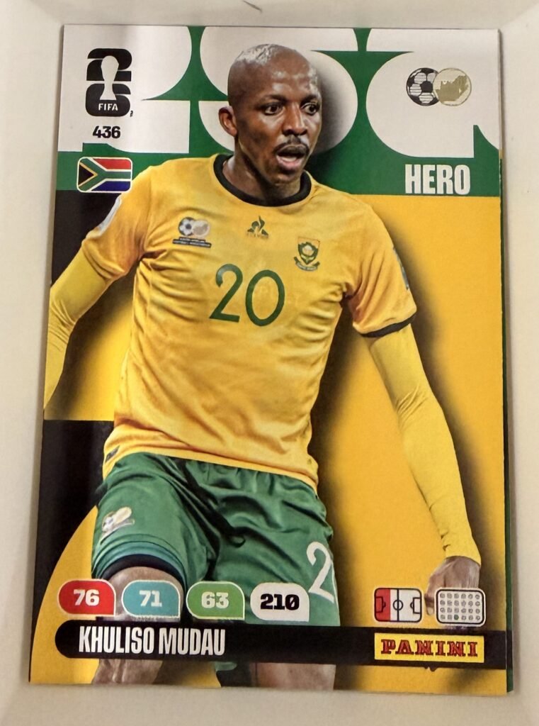 Khuliso Mudau HERO #436 – Panini Adrenalyn XL FIFA World Cup 2026