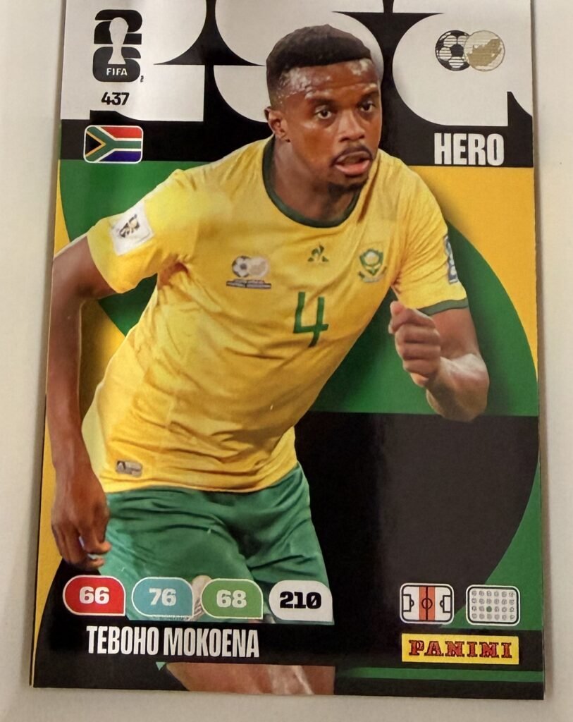 Teboho Mokoena HERO #437 – Panini Adrenalyn XL FIFA World Cup 2026