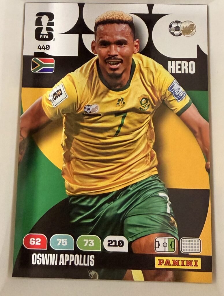 Oswin Appollis HERO #440 – Panini Adrenalyn XL FIFA World Cup 2026