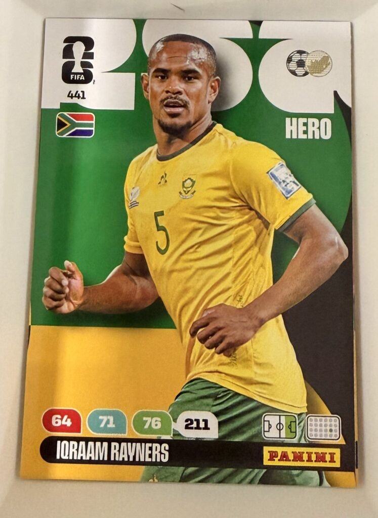 Iqraam Rayners HERO #441 – Panini Adrenalyn XL FIFA World Cup 2026