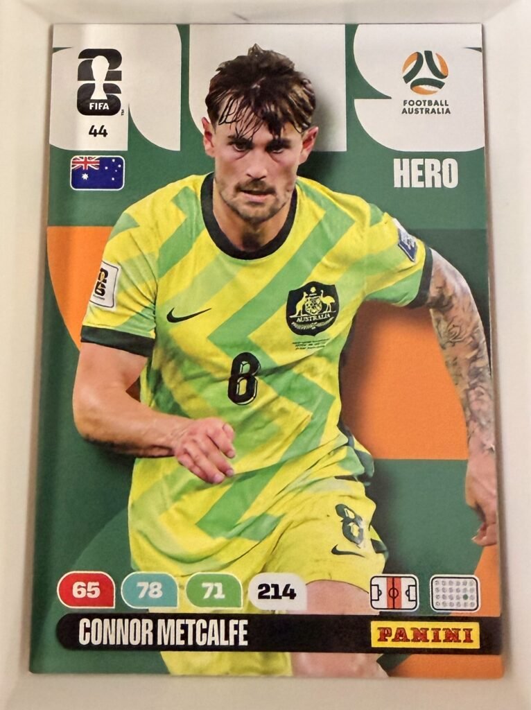 Connor Metcalfe HERO #44 – Panini Adrenalyn XL FIFA World Cup 2026