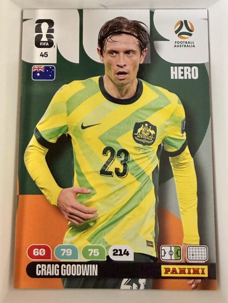 Craig Goodwin HERO #45 – Panini Adrenalyn XL FIFA World Cup 2026