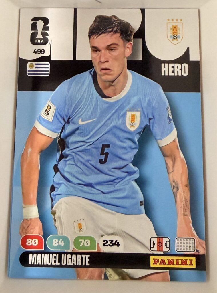 Manuel Ugarte HERO #499 – Panini Adrenalyn XL FIFA World Cup 2026