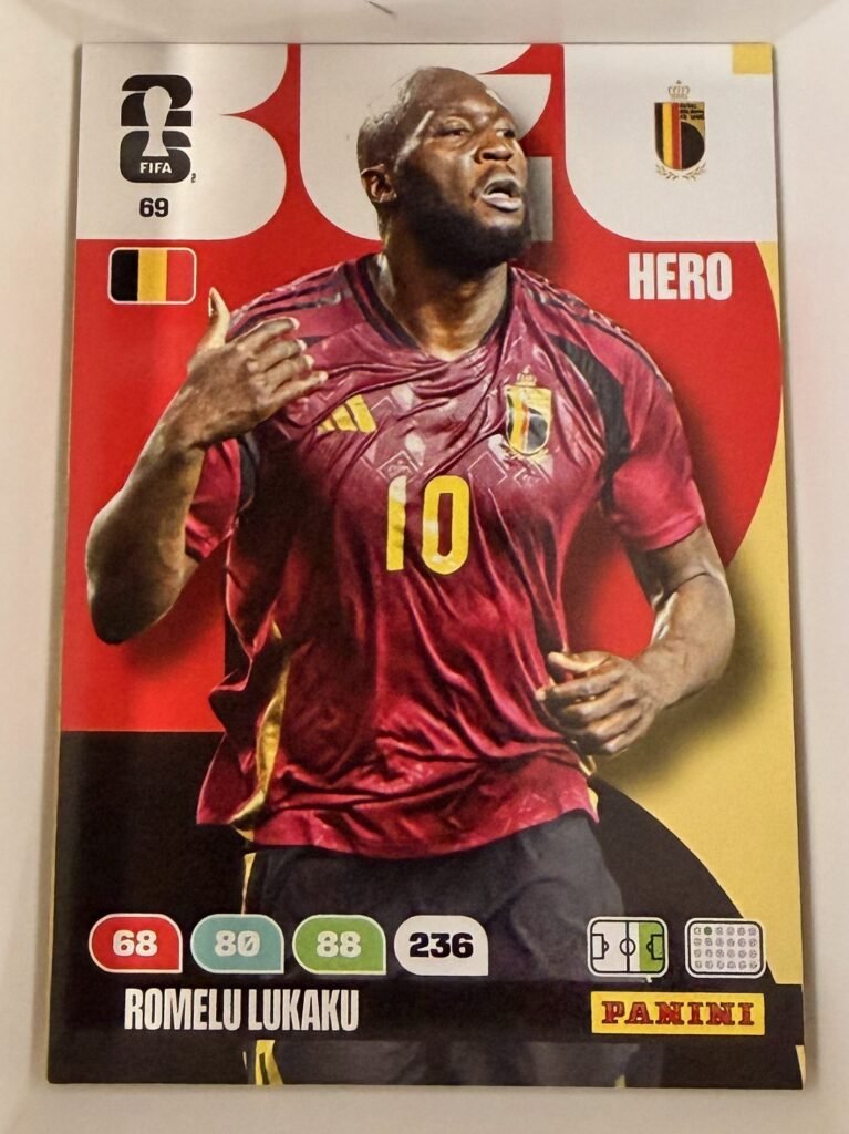 Romelu Lukaku HERO #69 – Panini Adrenalyn XL FIFA World Cup 2026
