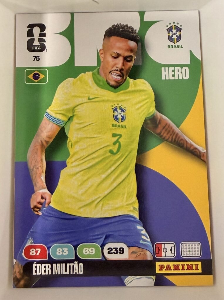Éder Militão HERO #75 – Panini Adrenalyn XL FIFA World Cup 2026