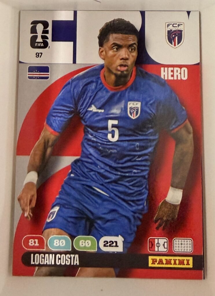 Logan Costa HERO #97 – Panini Adrenalyn XL FIFA World Cup 2026