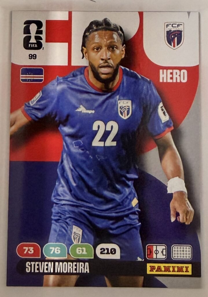 Steven Moreira HERO #99 – Panini Adrenalyn XL FIFA World Cup 2026