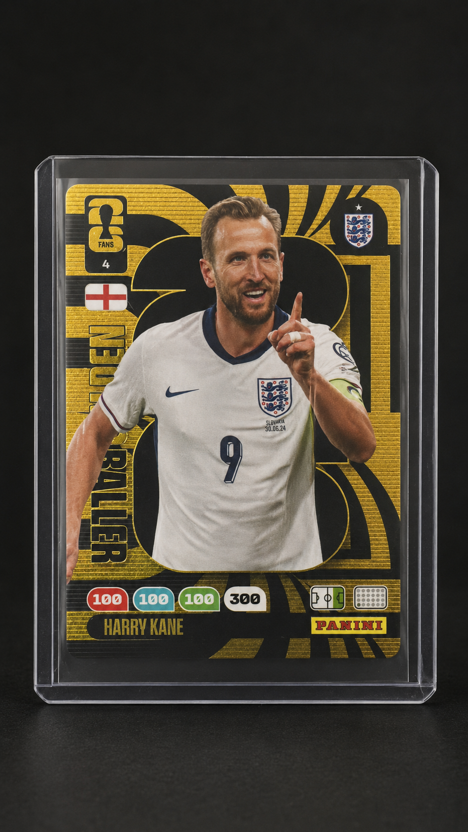 Harry Kane Golden Baller #4 – Panini World Cup 2026