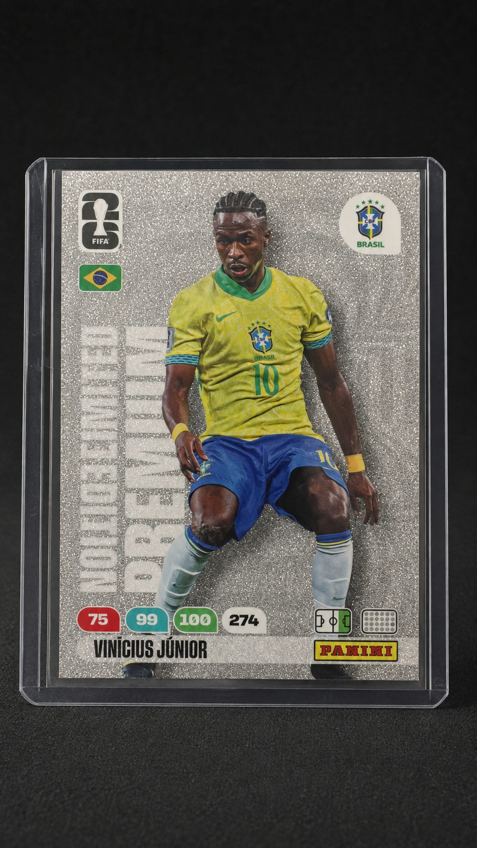Vinícius Júnior Premium Limited Edition PLE2 – Panini World Cup 2026
