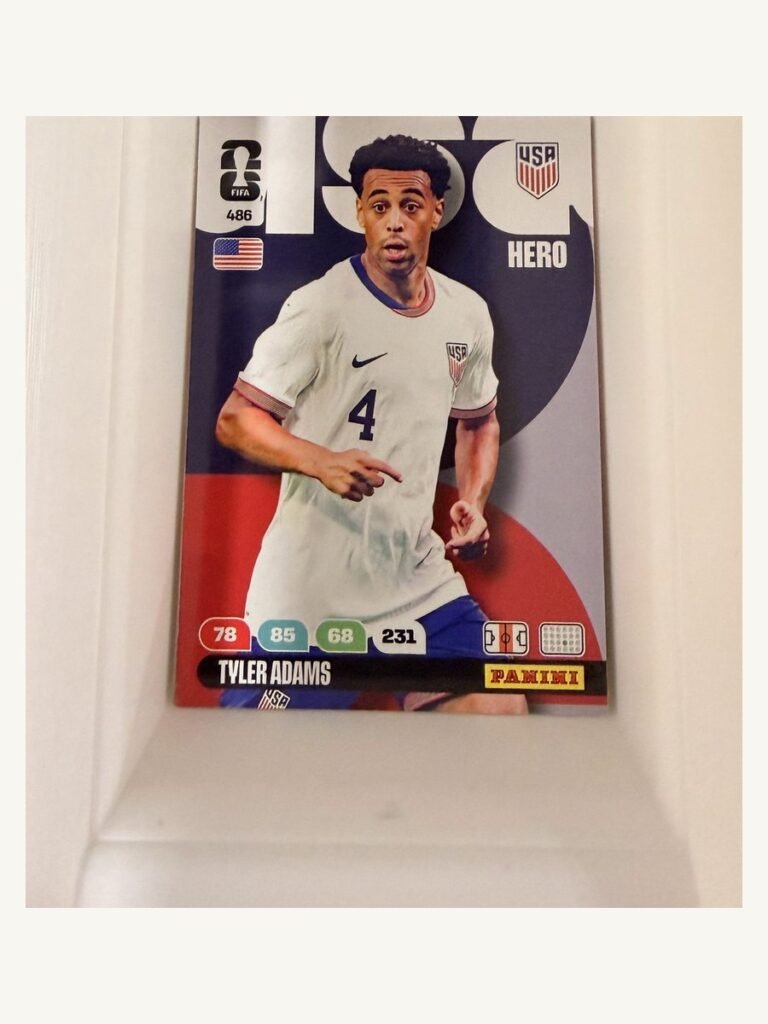Tyler Adams #486 – Panini Adrenalyn XL FIFA World Cup 2026