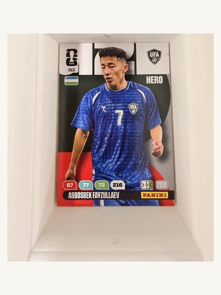 Abbosbek Fayzullaev #513 – Panini Adrenalyn XL FIFA World Cup 2026