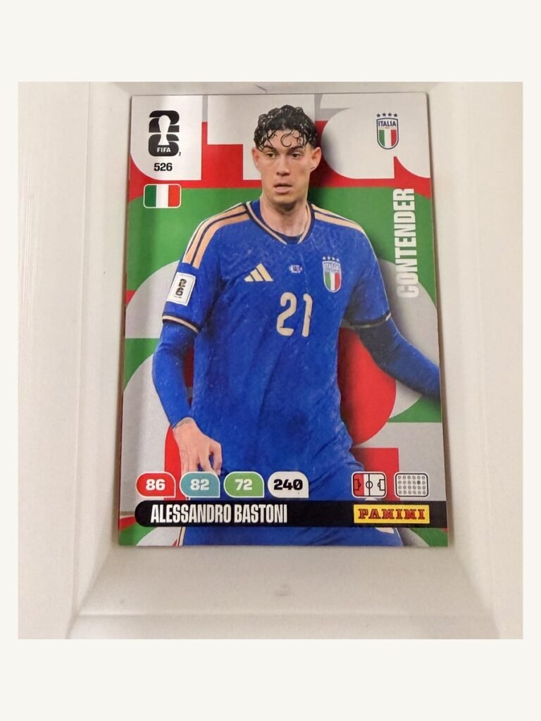 Alessandro Bastoni #526 – Panini Adrenalyn XL FIFA World Cup 2026