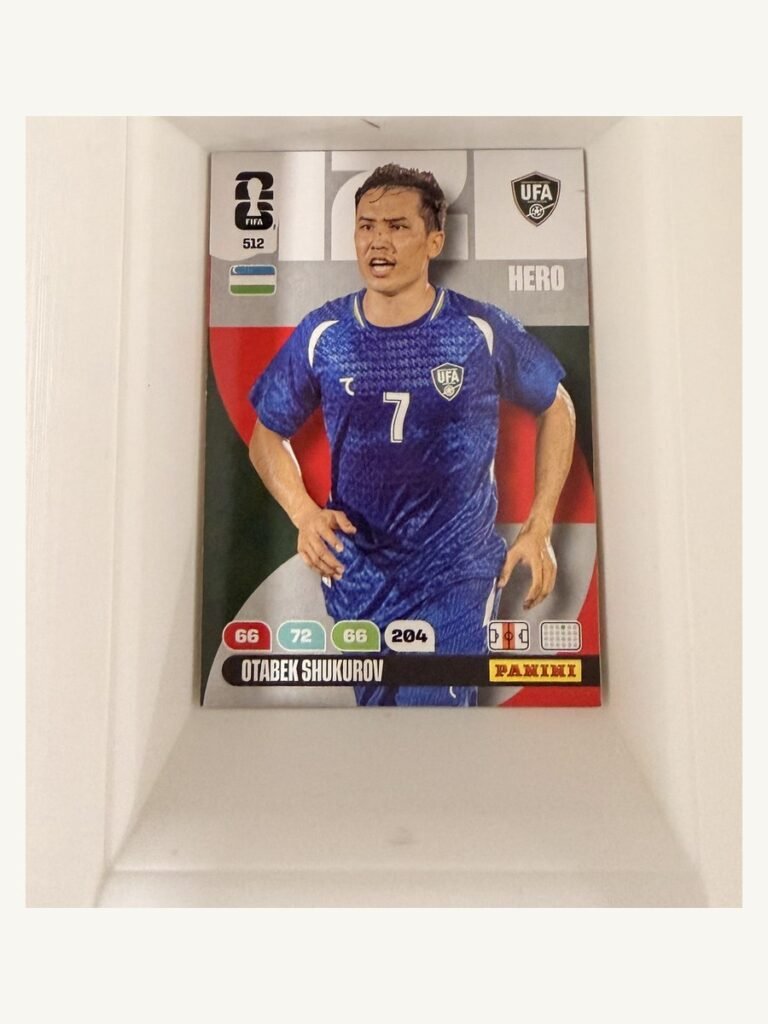 Otabek Shukurov #512 – Panini Adrenalyn XL FIFA World Cup 2026