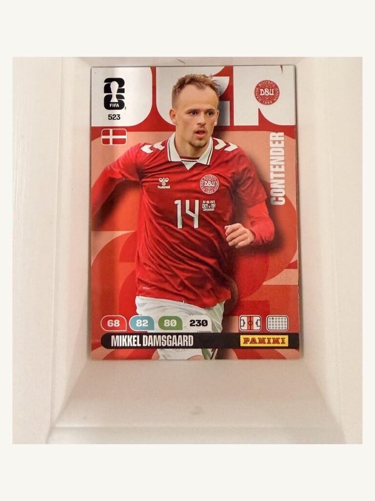 Mikkel Damsgaard #523 – Panini Adrenalyn XL FIFA World Cup 2026