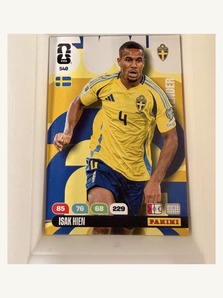 Isak Hien #540 – Panini Adrenalyn XL FIFA World Cup 2026