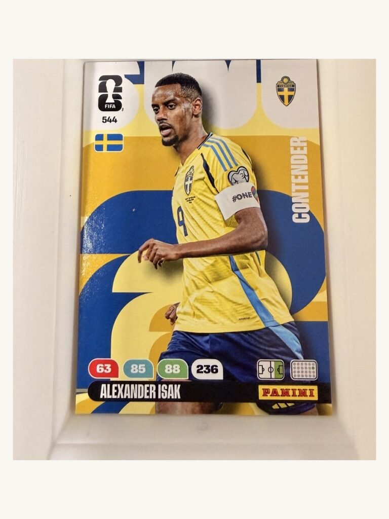 Alexander Isak #544 – Panini Adrenalyn XL FIFA World Cup 2026