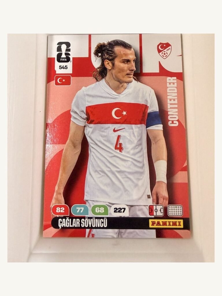 Çağlar Söyüncü #545 – Panini Adrenalyn XL FIFA World Cup 2026