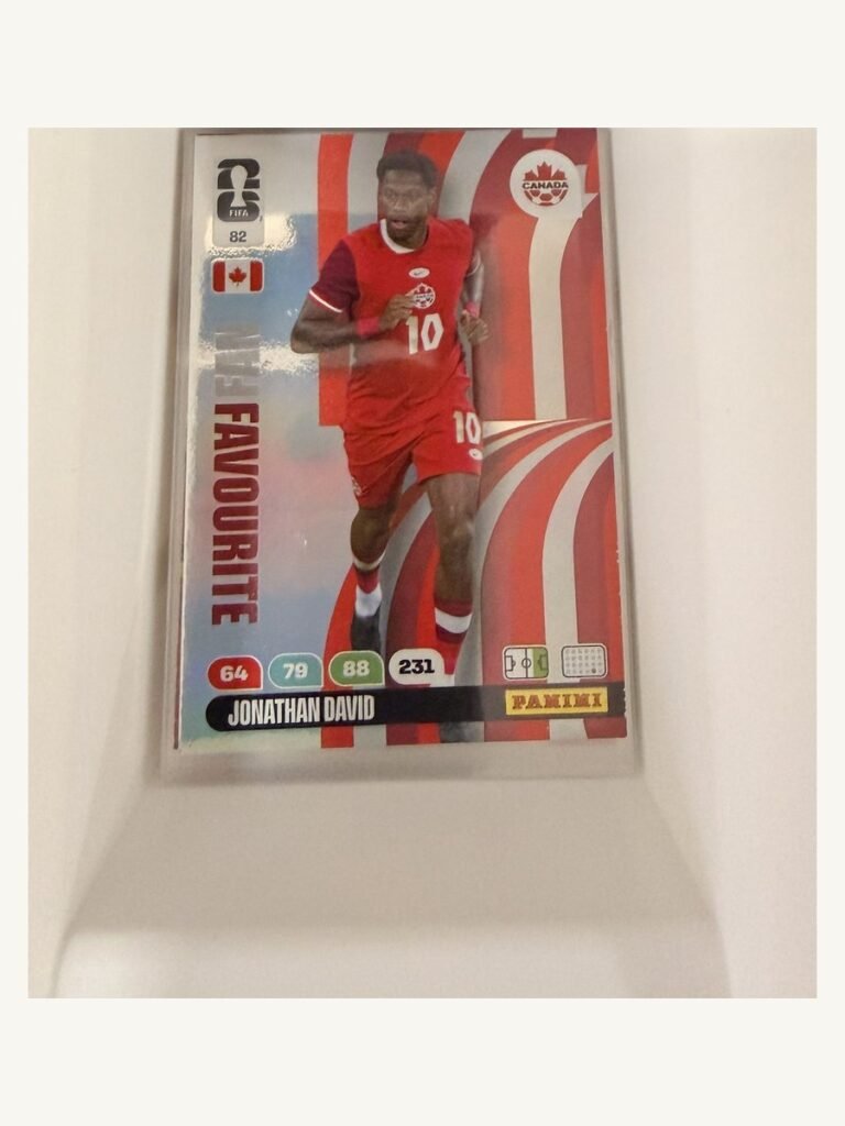 Jonathan David #82 – Panini Adrenalyn XL FIFA World Cup 2026