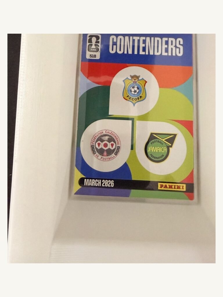 Contenders — FECOFA, Nueva Caledonia y Jamaica #518 – Panini Adrenalyn XL FIFA World Cup 2026