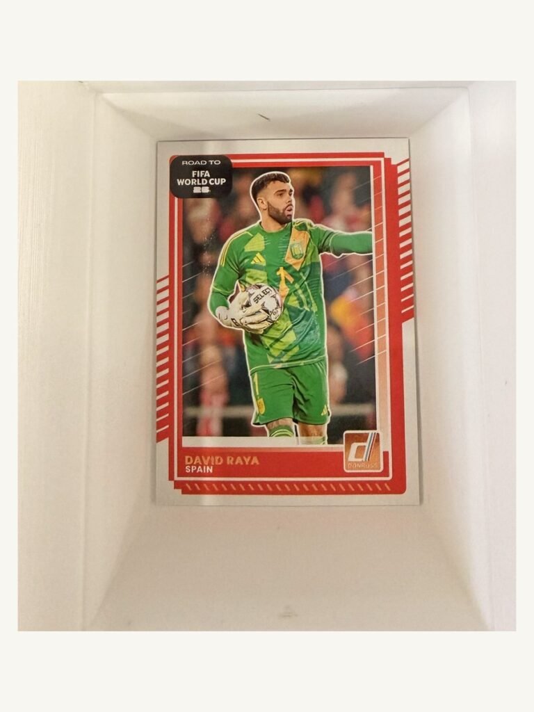 David Raya #8 – Panini Donruss Road to FIFA World Cup 2026