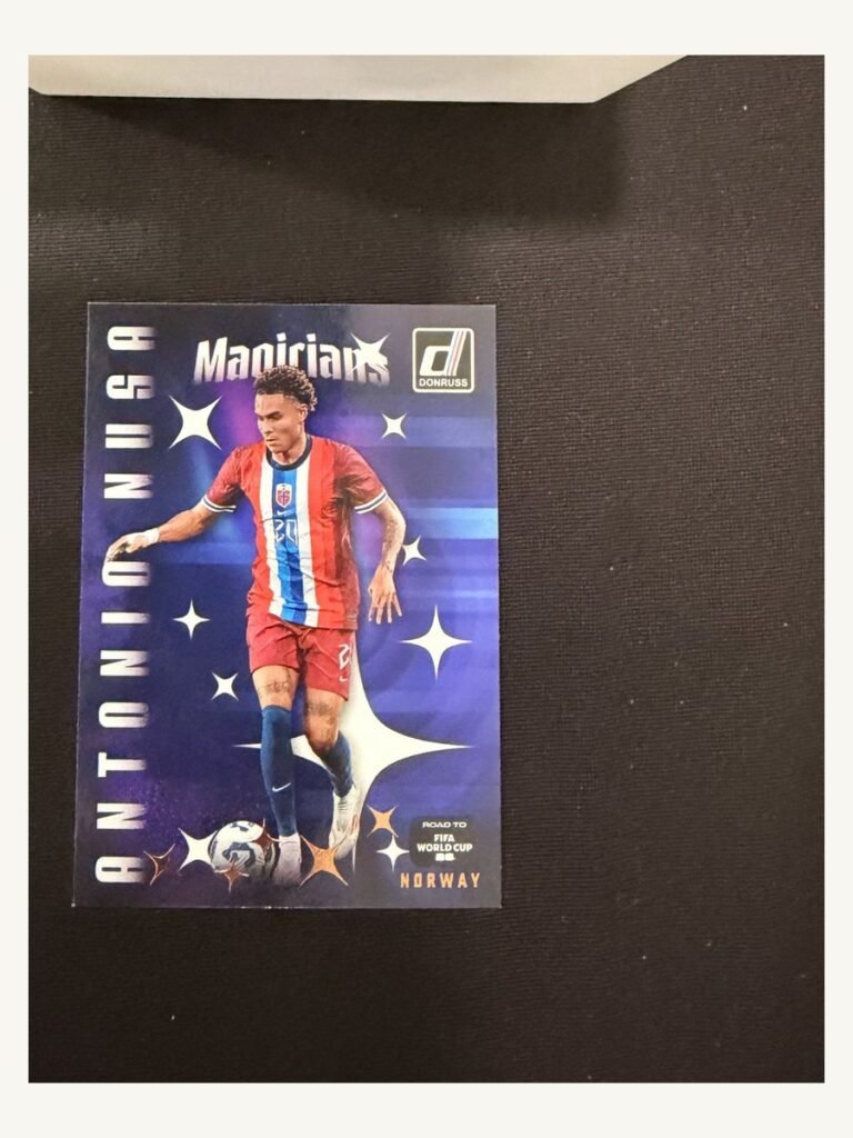Antonio Nusa #6 – Panini Donruss Road to FIFA World Cup 2026
