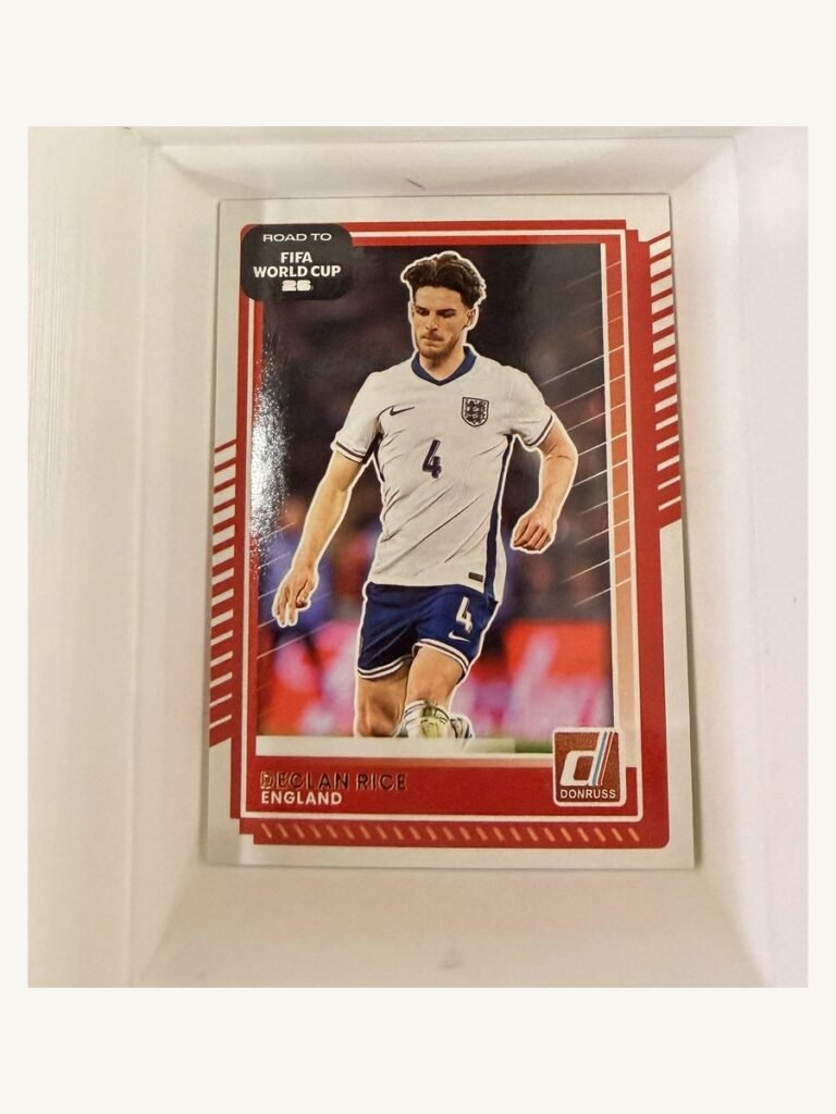 Declan Rice #66 – Panini Donruss Road to FIFA World Cup 2026