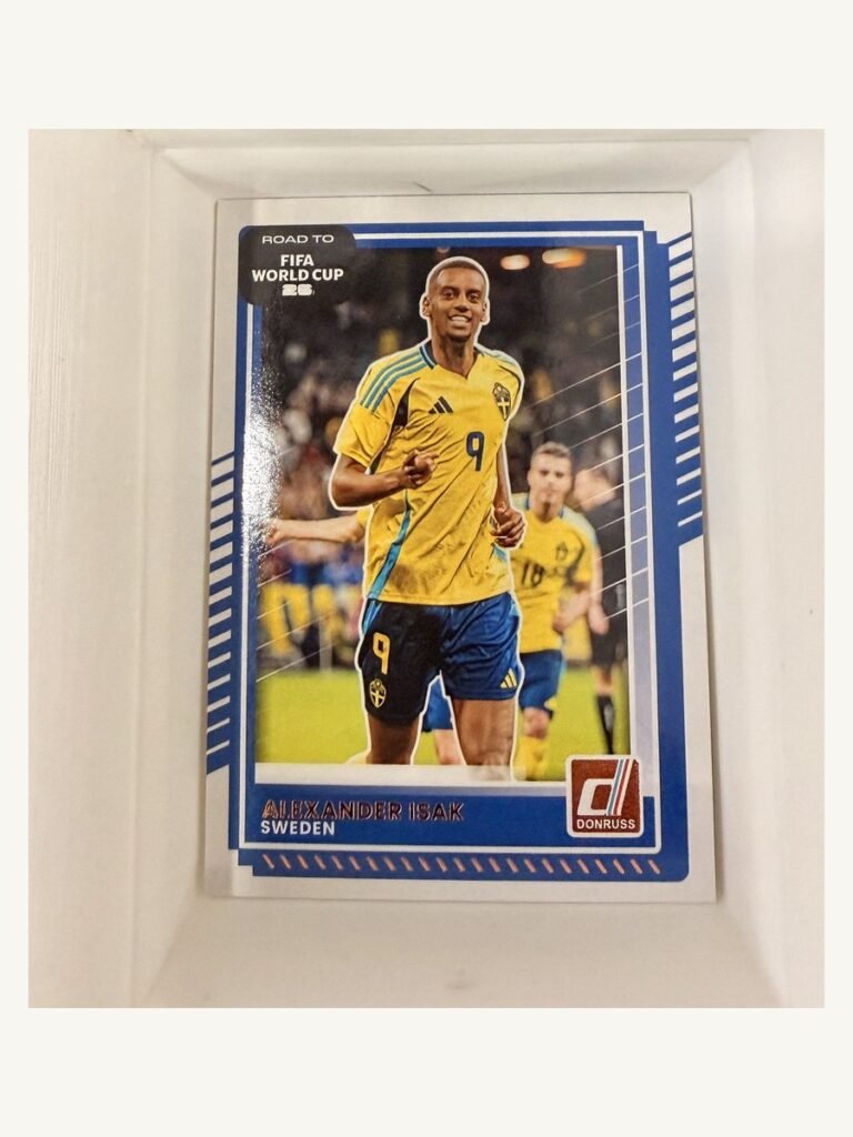 Alexander Isak #81 – Panini Donruss Road to FIFA World Cup 2026