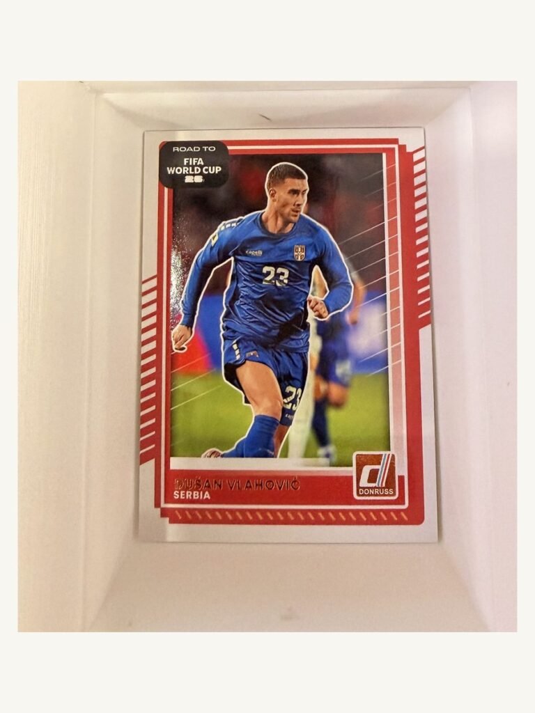 Dušan Vlahović #54 – Panini Donruss Road to FIFA World Cup 2026