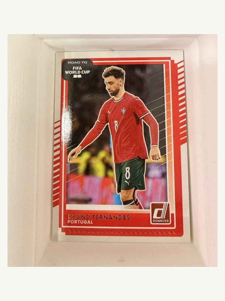 Bruno Fernandes #90 – Panini Donruss Road to FIFA World Cup 2026
