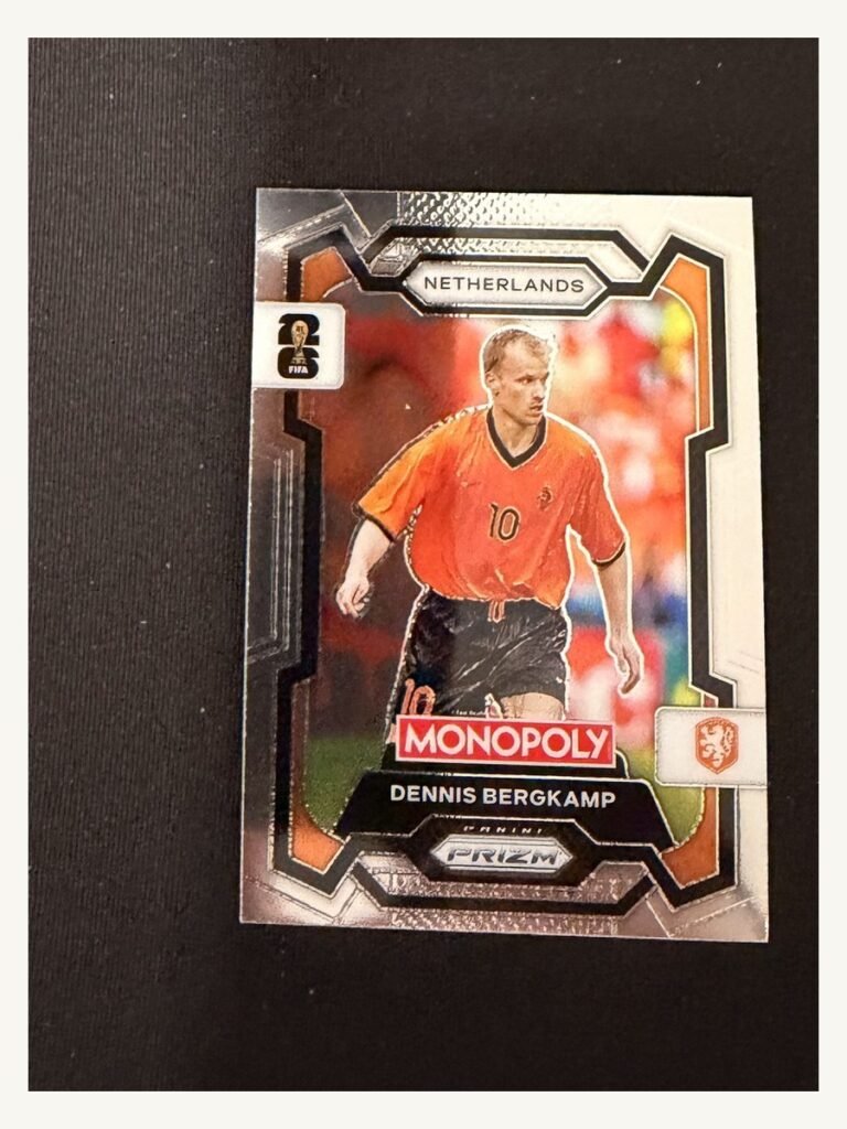 Dennis Bergkamp #74 – Panini Prizm Monopoly