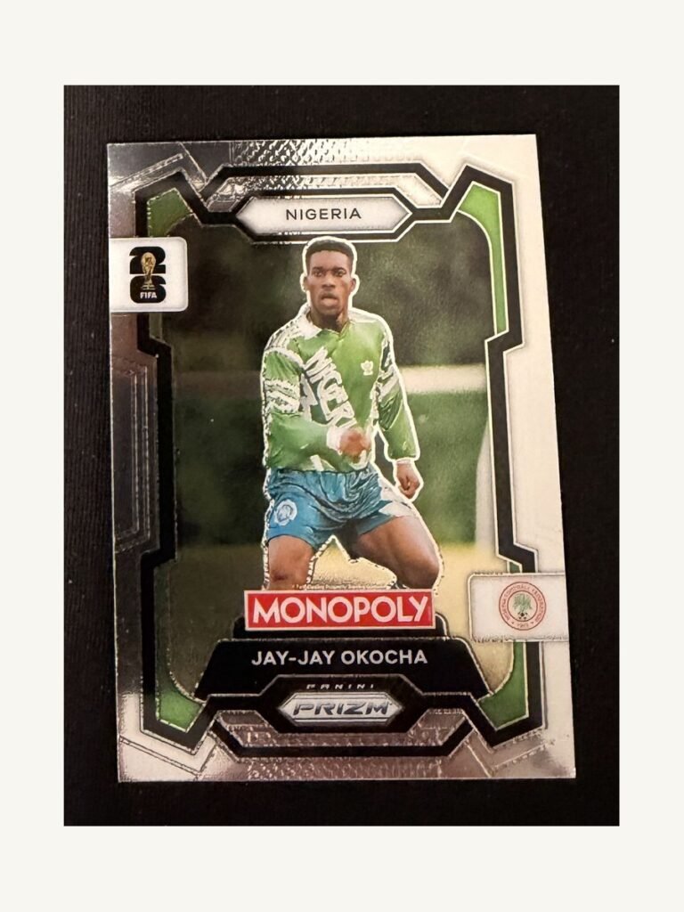 Jay-Jay Okocha #82 – Panini Prizm Monopoly