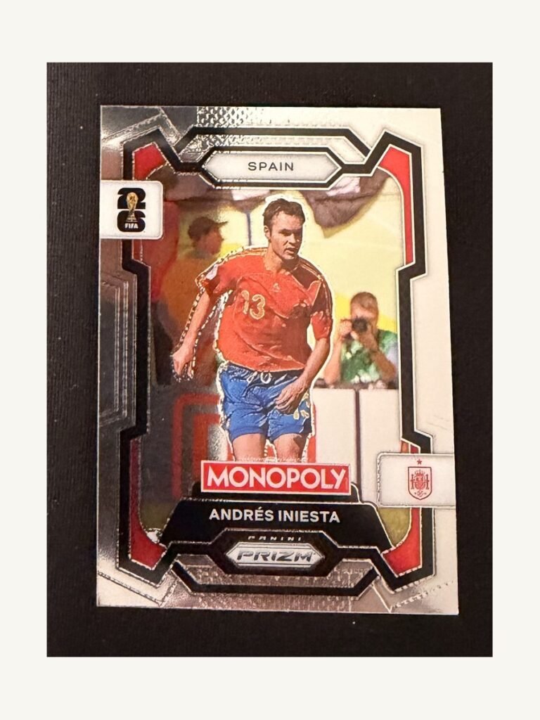 Andrés Iniesta #43 – Panini Prizm Monopoly