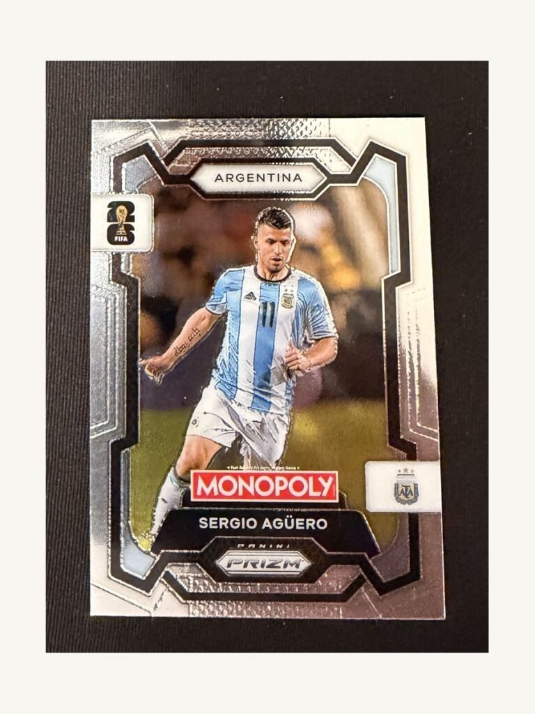 Sergio Agüero #6 – Panini Prizm Monopoly
