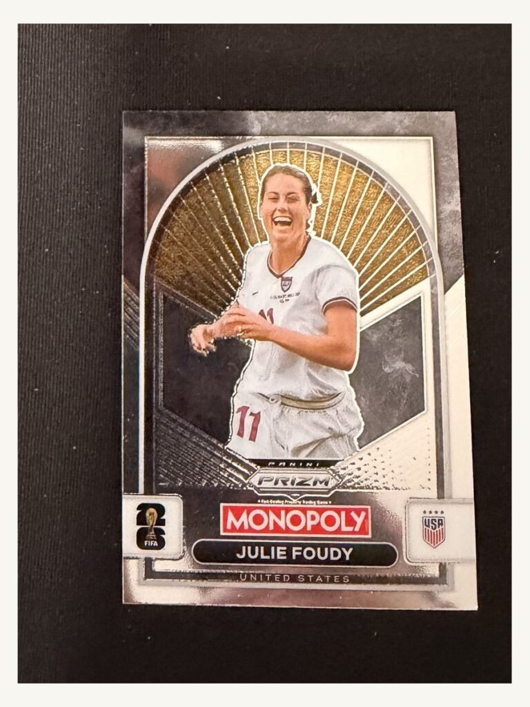 Julie Foudy #93 – Panini Prizm Monopoly