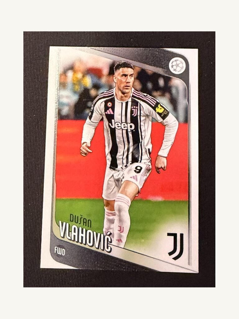 Dušan Vlahović #175 – TOPPS Chrome UEFA 2025–2026