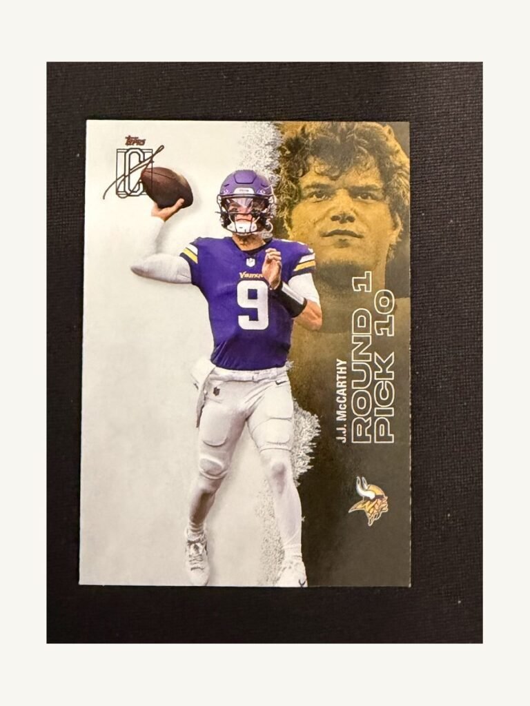 J.J. McCarthy #37 – TOPPS NFL Signature Class 2025