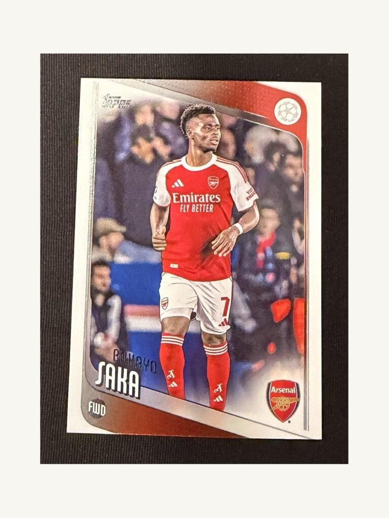 Bukayo Saka #12 – TOPPS UEFA Club Competitions 2025–2026