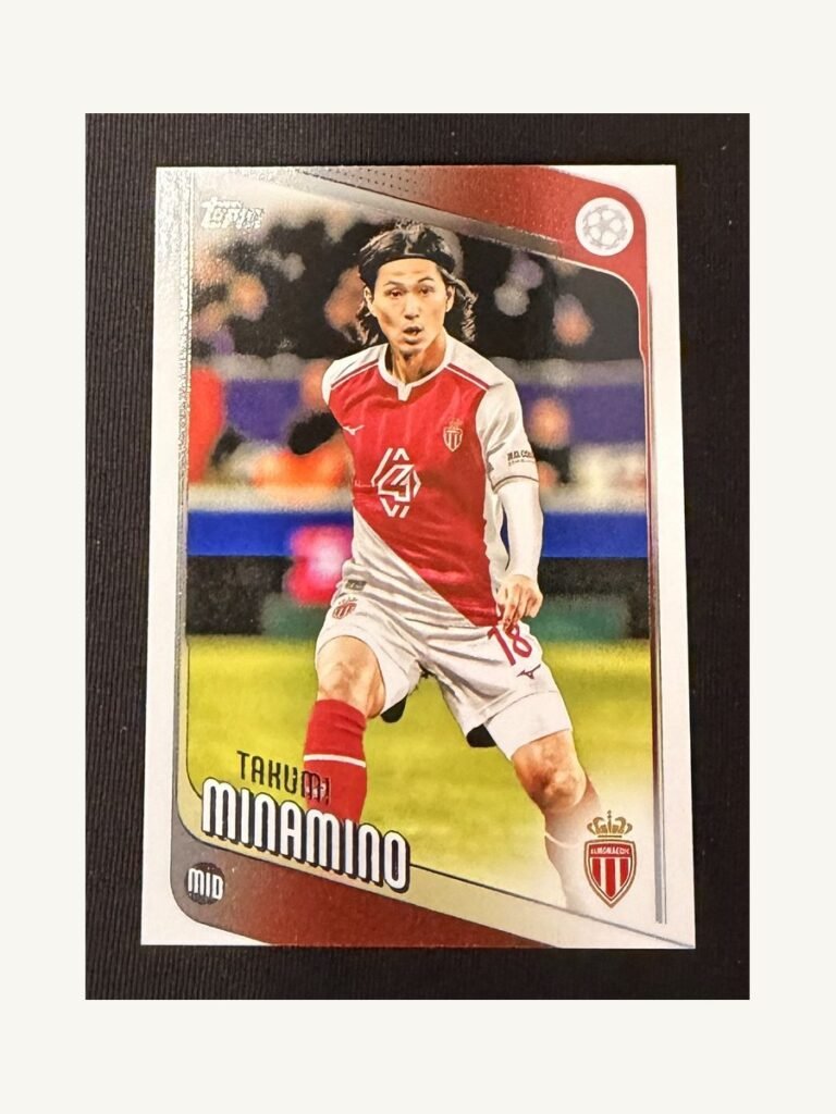 Takumi Minamino #123 – TOPPS UEFA Club Competitions 2025–2026