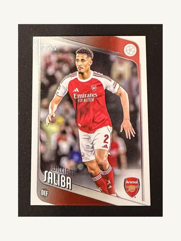 William Saliba #113 – TOPPS UEFA Club Competitions 2025–2026