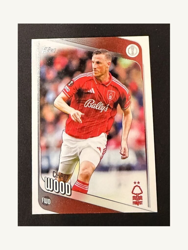 Chris Wood #186 – TOPPS UEFA Club Competitions 2025–2026