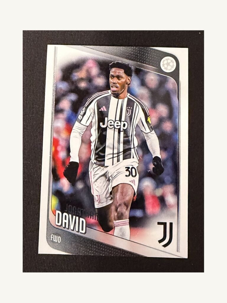 Jonathan David #17 – TOPPS UEFA Club Competitions 2025–2026