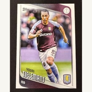 Youri Tielemans #8 – TOPPS UEFA Club Competitions 2025–2026