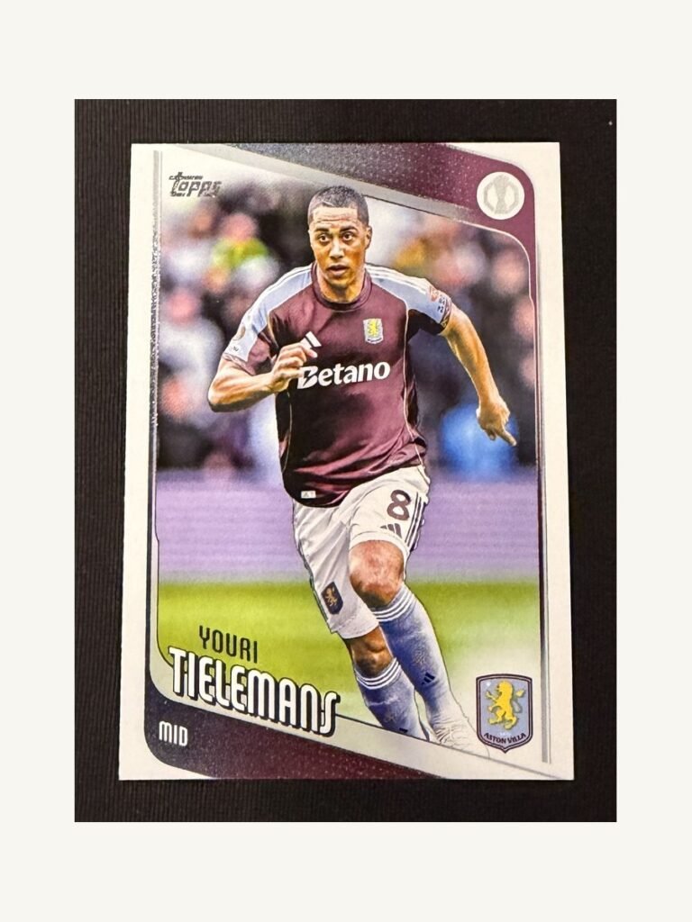 Youri Tielemans #8 – TOPPS UEFA Club Competitions 2025–2026